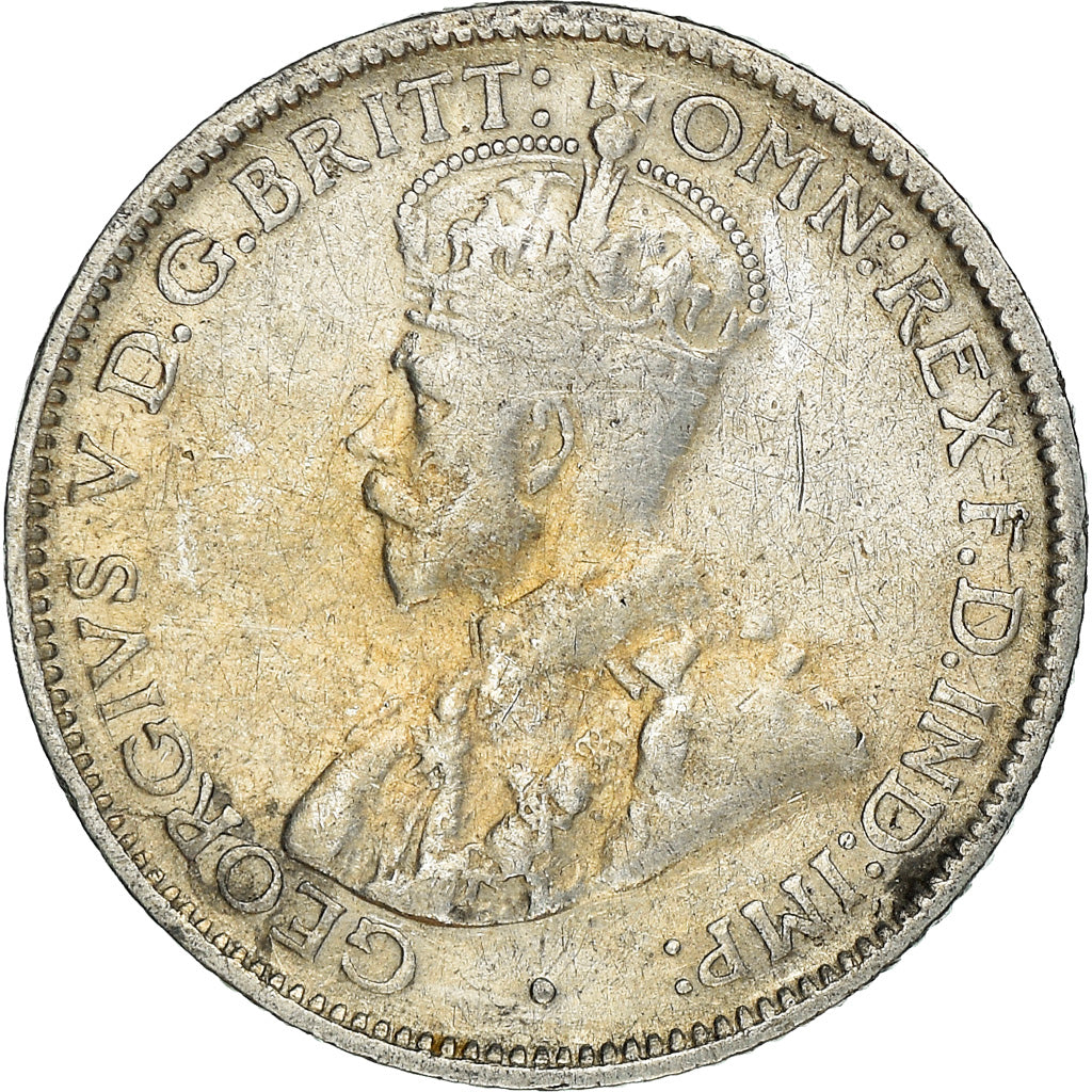 Coin, Great Britain, George V, 6 Pence, 1925, EF(40-45), Silver, KM:815a.1