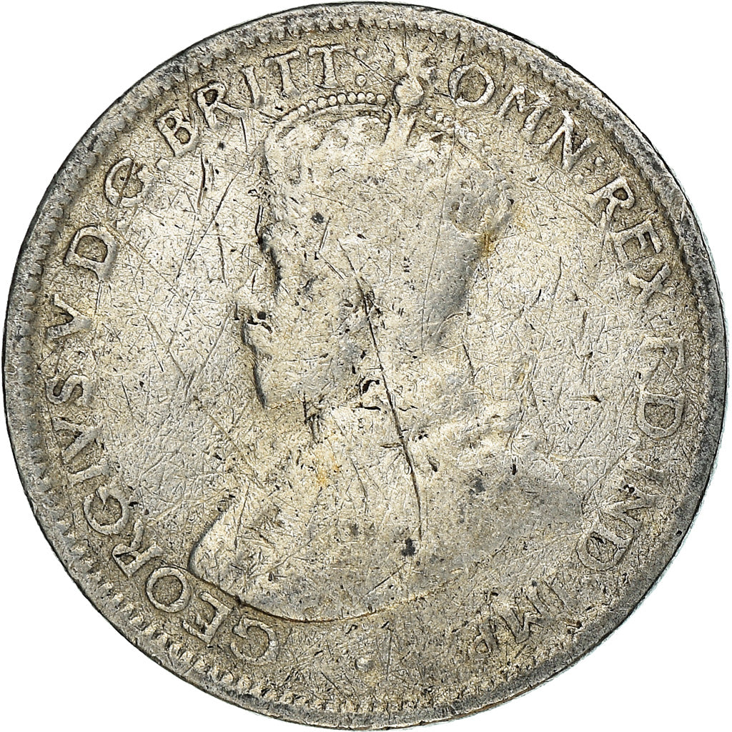 Münze, Großbritannien, George V, 6 Pence, 1925, SS, Silber, KM:815a.1