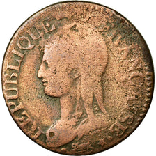 Münze, Frankreich, Dupré, 5 Centimes, 1796, Orléans, SGE+, Bronze, KM:640.9