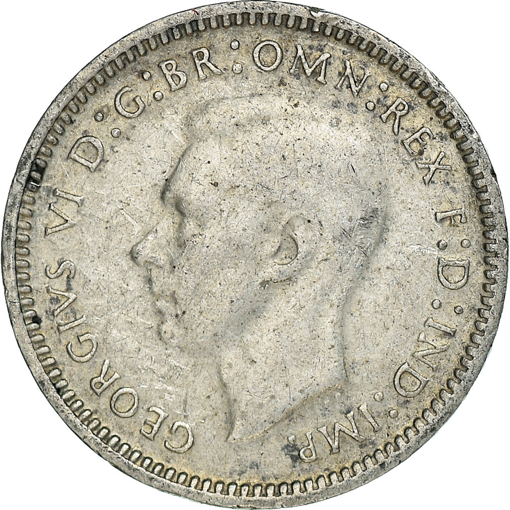 Coin, Australia, George VI, Threepence, 1941, Melbourne, AU(55-58), Silver