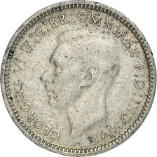 Coin, Australia, George VI, Threepence, 1941, Melbourne, AU(55-58), Silver