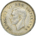 Münze, Südafrika, George VI, 3 Pence, 1946, SS, Silber, KM:26