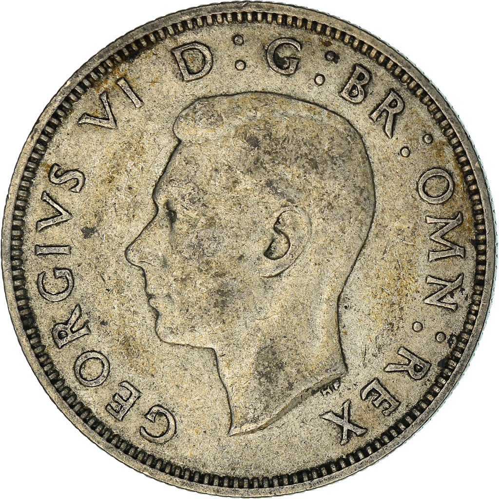 Munten, Groot Bretagne, George VI, Florin, Two Shillings, 1940, ZF, Zilver