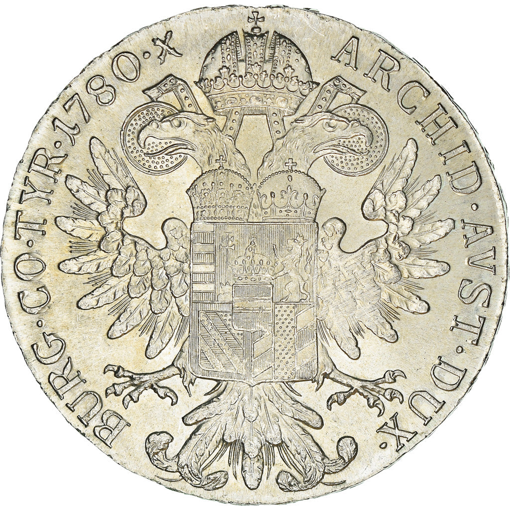 Coin, Austria, Joseph II, Thaler, 1780, AU(55-58), Silver, KM:T1