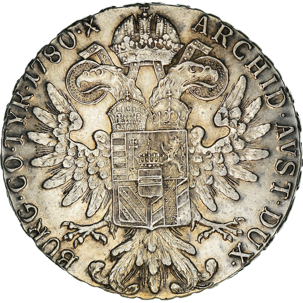 Coin, Austria, Joseph II, Thaler, 1780, EF(40-45), Silver, KM:T1