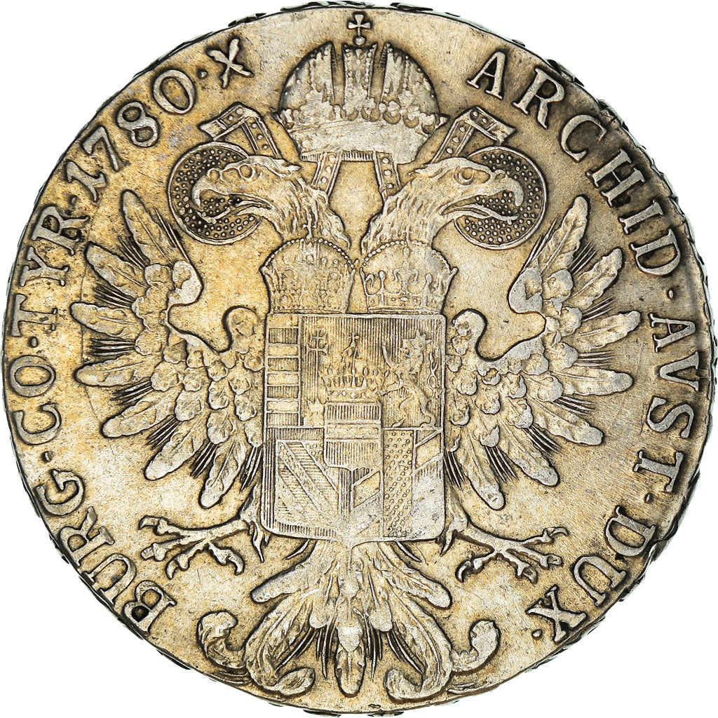 Coin, Austria, Joseph II, Thaler, 1780, EF(40-45), Silver, KM:T1