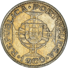 Coin, Mozambique, 20 Escudos, 1960, EF(40-45), Silver, KM:80