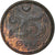 Munten, Denemarken, Margrethe II, 25 Öre, 1990, Copenhagen, FR+, Bronze