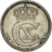 Coin, Denmark, Christian X, 10 Öre, 1918, Copenhagen, VF(30-35), Silver