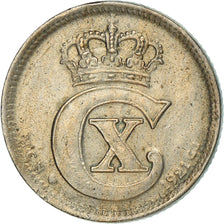 Coin, Denmark, Christian X, 10 Öre, 1921, Copenhagen, VF(30-35), Copper-nickel