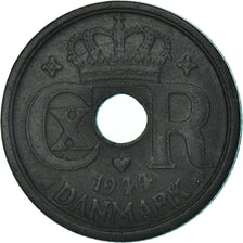 Münze, Dänemark, Christian X, 10 Öre, 1944, Copenhagen, S+, Zinc, KM:822.2a