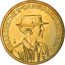 Coin, Denmark, Margrethe II, 20 Kroner, 1990, Copenhagen, EF(40-45)