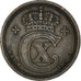 Coin, Denmark, Christian X, 2 Öre, 1915, Copenhagen, VF(30-35), Bronze