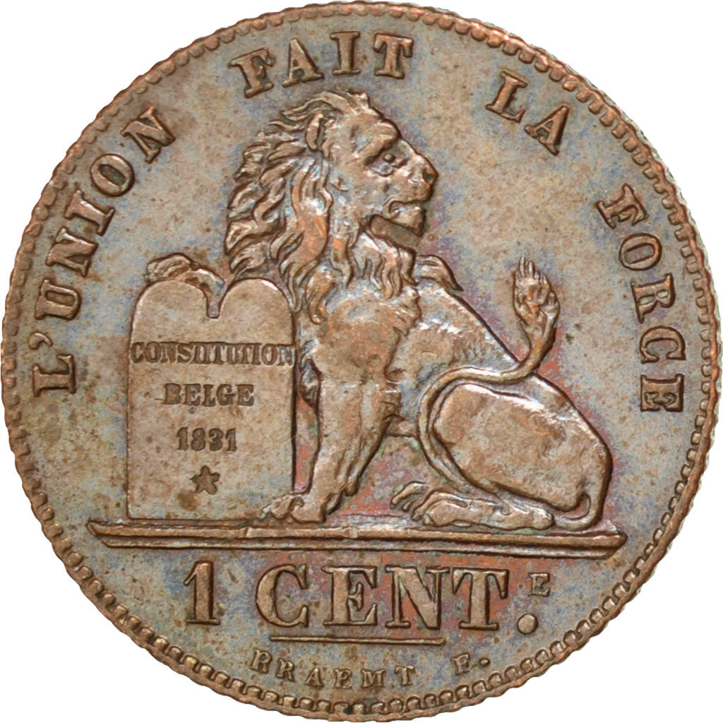 BELGIUM, Centime, 1914, KM #76, MS(63), Copper, 16.5, 1.99