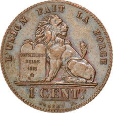 BELGIUM, Centime, 1914, KM #76, MS(63), Copper, 16.5, 1.99