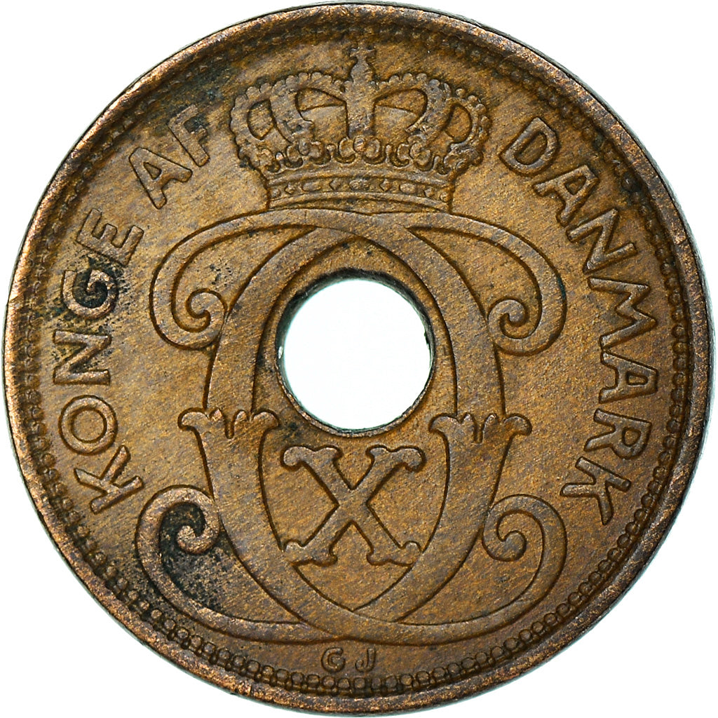 Münze, Dänemark, Christian X, Ore, 1938, Copenhagen, S+, Bronze, KM:826.2