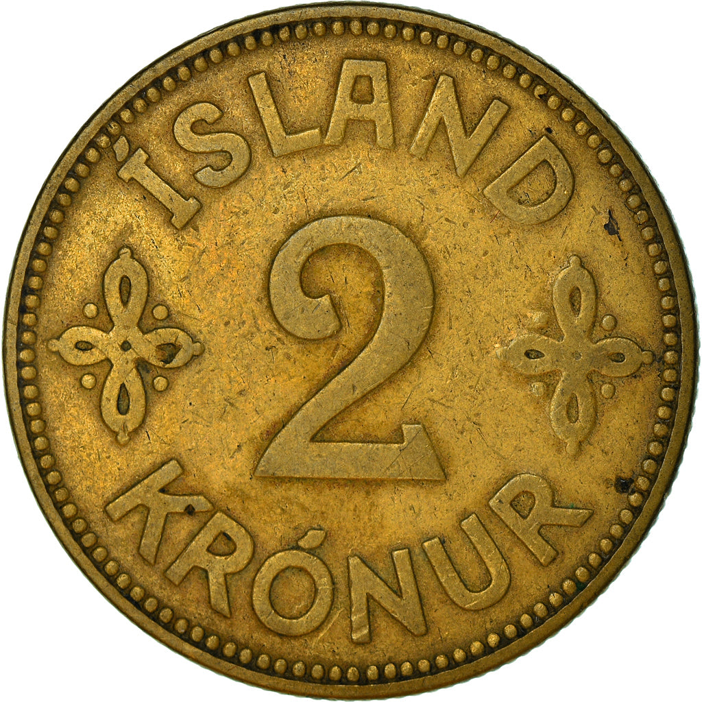 Münze, Iceland, Christian X, 2 Kronur, 1929, Copenhagen, S+, Aluminum-Bronze