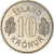 Monnaie, Iceland, 10 Kronur, 1975, TTB, Copper-nickel, KM:15