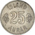Moneda, Islandia, 25 Aurar, 1965, MBC, Cobre - níquel, KM:11
