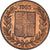 Moneta, Islandia, 5 Aurar, 1965, VF(30-35), Bronze, KM:9