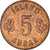 Monnaie, Iceland, 5 Aurar, 1965, TB+, Bronze, KM:9