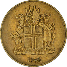 Coin, Iceland, Krona, 1946, VF(30-35), Aluminum-Bronze, KM:12