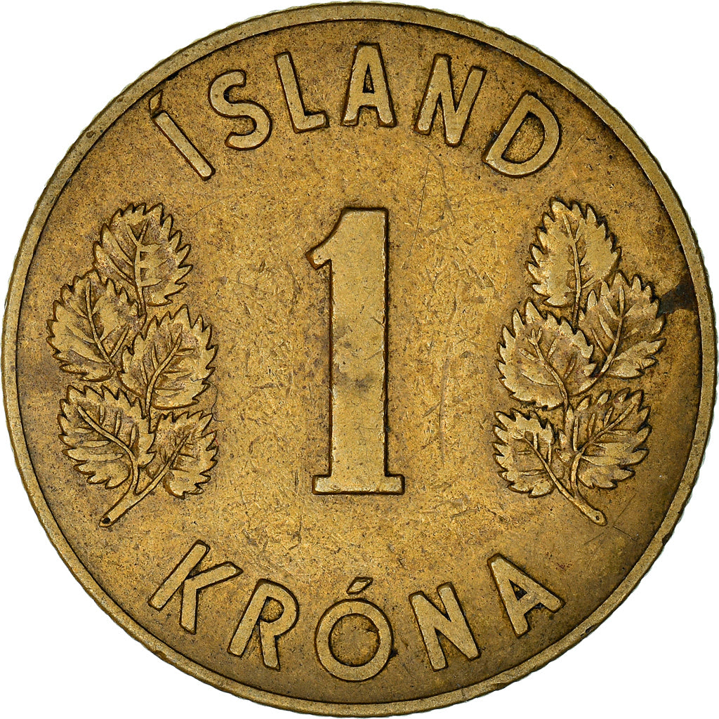 Coin, Iceland, Krona, 1946, VF(30-35), Aluminum-Bronze, KM:12