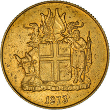 Coin, Iceland, Krona, 1973, VF(30-35), Nickel-brass, KM:12a