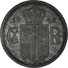 Coin, Iceland, Christian X, 10 Aurar, 1942, VF(30-35), Zinc, KM:1a