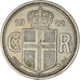 Moneta, Islanda, Christian X, 10 Aurar, 1922, Copenhagen, MB+, Rame-nichel