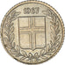 Moneda, Islandia, 10 Aurar, 1967, MBC, Cobre - níquel, KM:10