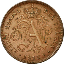 Coin, Belgium, Albert I, 2 Centimes, 1919, AU(55-58), Copper, KM:65