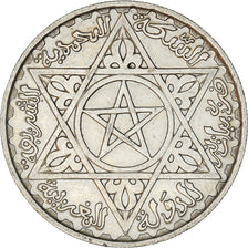 Coin, Morocco, Mohammed V, 200 Francs, 1953, Paris, EF(40-45), Silver, KM:53
