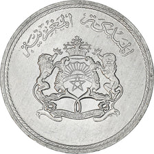 Coin, Morocco, al-Hassan II, Santim, 1974, Paris, EF(40-45), Aluminum, KM:58