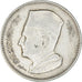 Coin, Morocco, Mohammed V, Dirham, 1960, Paris, EF(40-45), Silver, KM:55