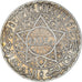 Coin, Morocco, Mohammed V, 5 Francs, 1933, Paris, EF(40-45), Silver, KM:37