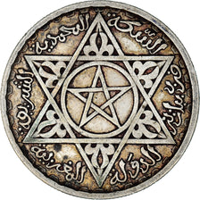 Coin, Morocco, Mohammed V, 100 Francs, 1953, Paris, VF(30-35), Silver, KM:52