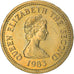Coin, Jersey, Elizabeth II, Pound, 1983, AU(55-58), Nickel-brass, KM:59