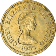 Coin, Jersey, Elizabeth II, Pound, 1985, AU(55-58), Nickel-brass, KM:65