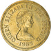 Coin, Jersey, Elizabeth II, Pound, 1985, AU(55-58), Nickel-brass, KM:65