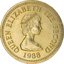Münze, Jersey, Elizabeth II, Pound, 1988, VZ, Nickel-brass, KM:74