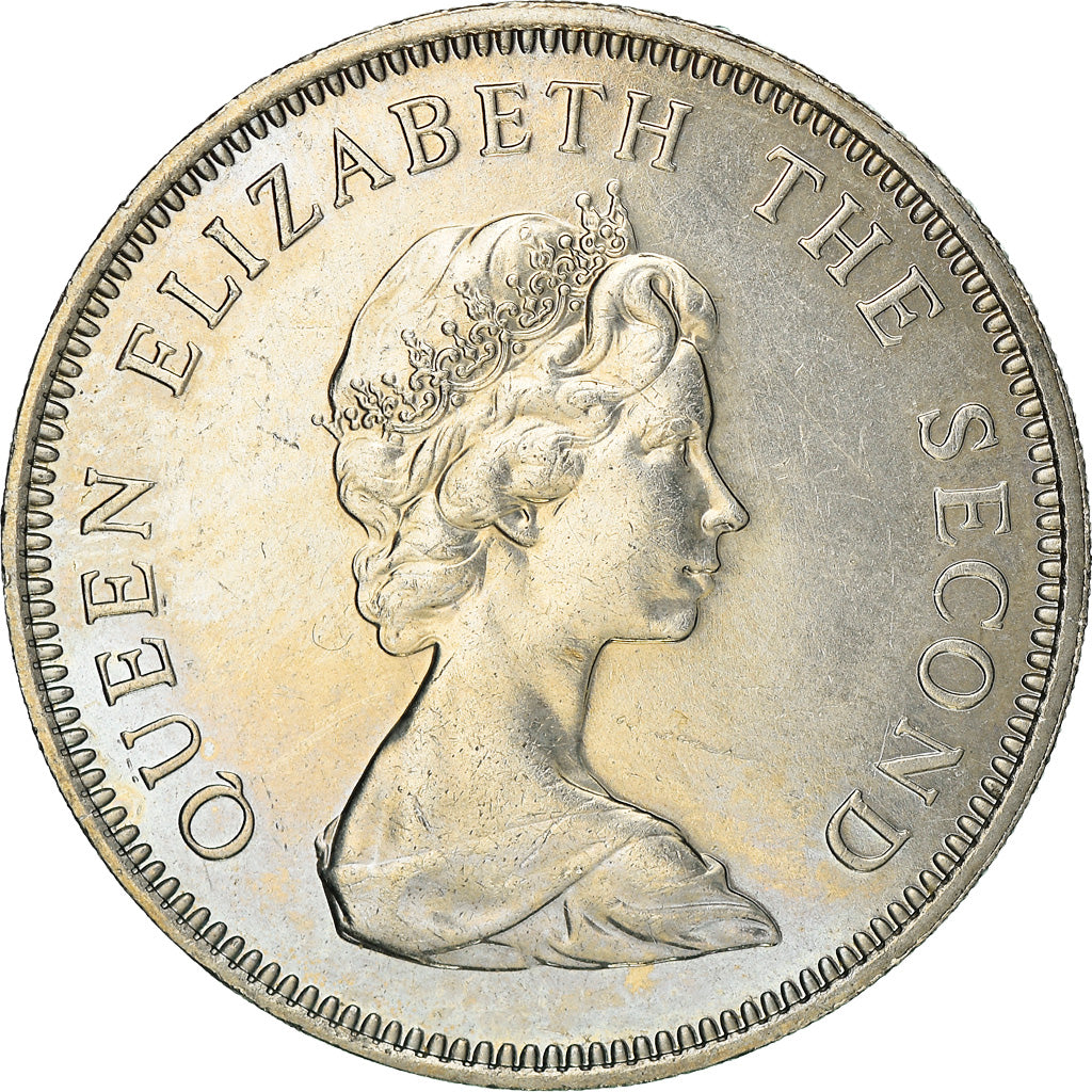 Coin, Jersey, Elizabeth II, 10 Pence, 1981, EF(40-45), Copper-nickel, KM:49