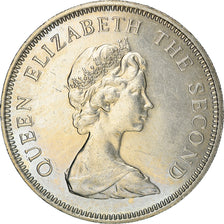 Coin, Jersey, Elizabeth II, 10 Pence, 1981, EF(40-45), Copper-nickel, KM:49