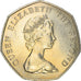 Coin, Jersey, Elizabeth II, 50 Pence, 1981, EF(40-45), Copper-nickel, KM:50