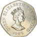 Coin, Jersey, Elizabeth II, 50 Pence, 1985, EF(40-45), Copper-nickel, KM:63