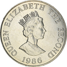 Coin, Jersey, Elizabeth II, 2 Pounds, 1986, British Royal Mint, EF(40-45)