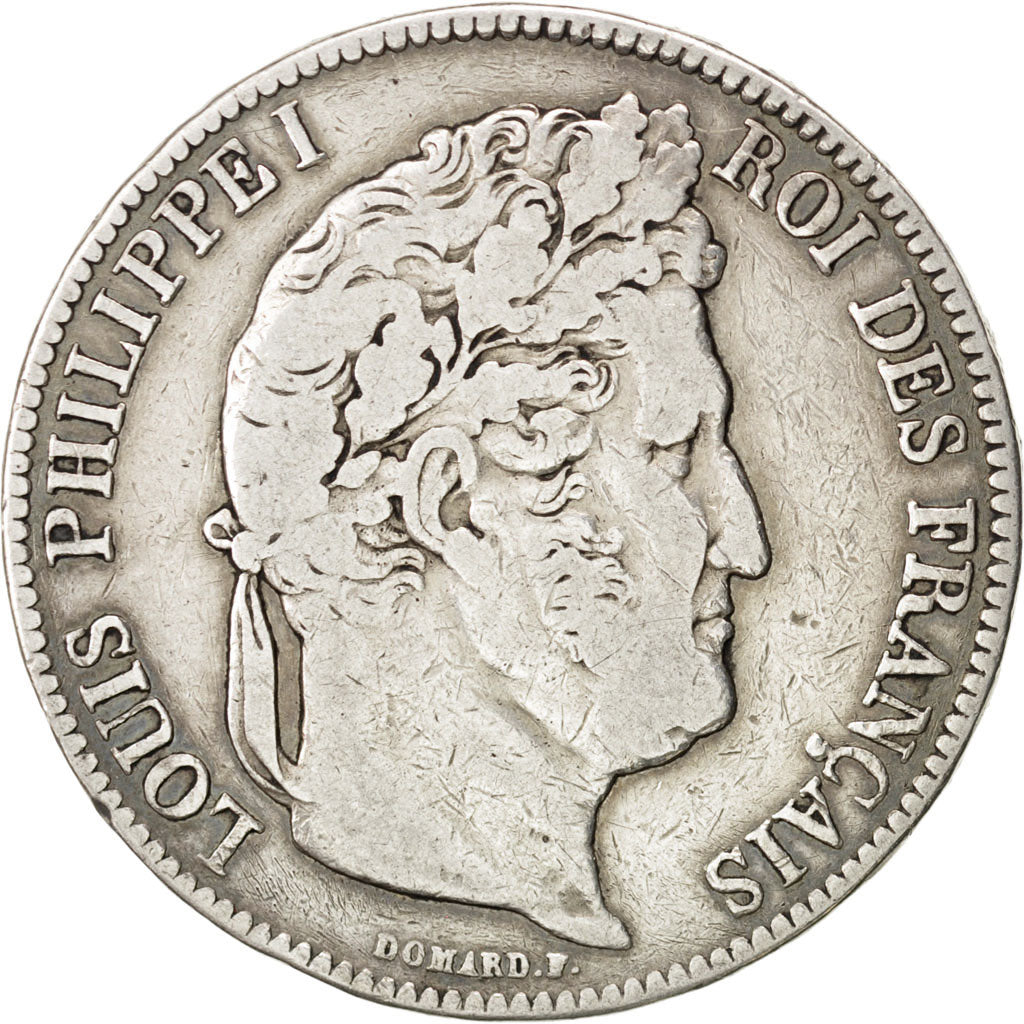 Francia, Louis-Philippe, 5 Francs, 1840, Rouen, MB, Argento, KM:749.2, Gadour...