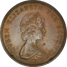 Coin, Jersey, Elizabeth II, 2 New Pence, 1971, EF(40-45), Bronze, KM:31