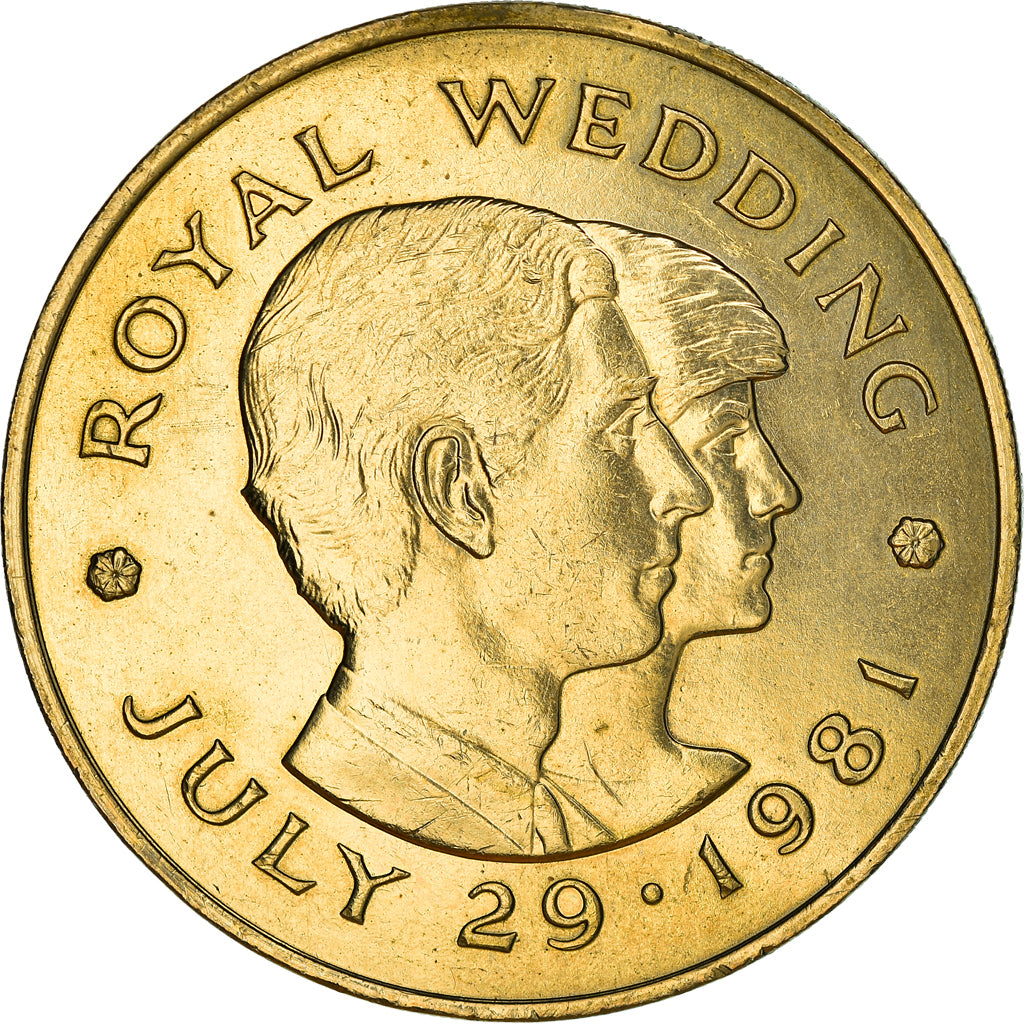 Coin, Jersey, Elizabeth II, 2 Pounds, 1981, EF(40-45), Copper-nickel, KM:52