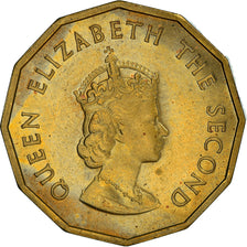 Coin, Jersey, Elizabeth II, 1/4 Shilling, 3 Pence, 1966, EF(40-45)